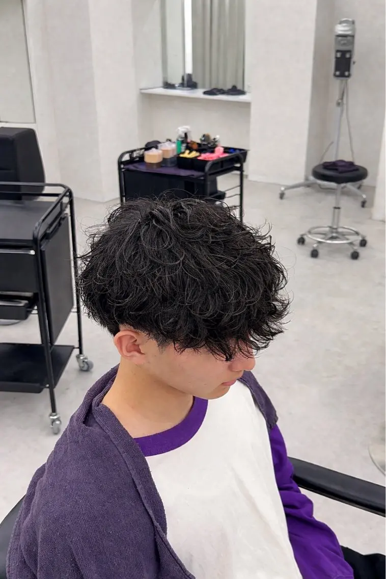 パーマ メンズ カット パーマ メンズサロン/浦和 /PORT/蠣﨑俊吏のヘアスタイル