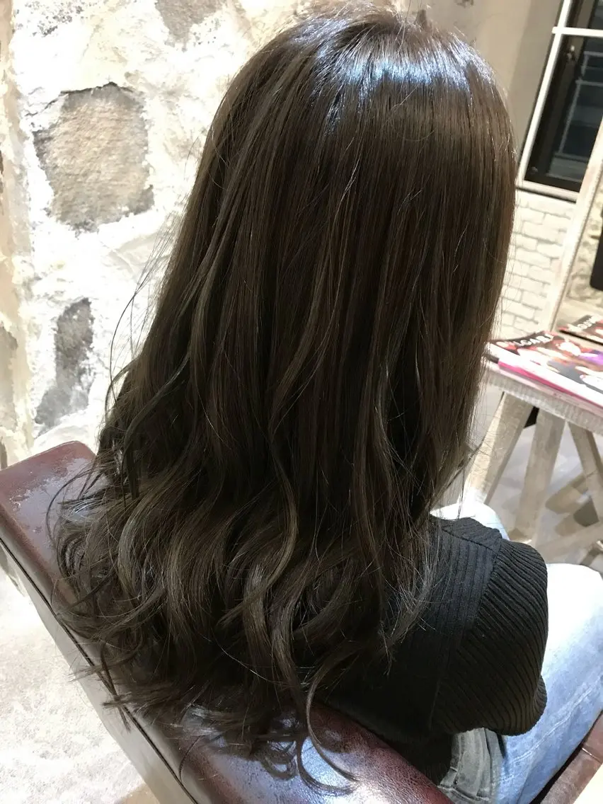 ロング カラー 塚本 昂のヘアスタイル