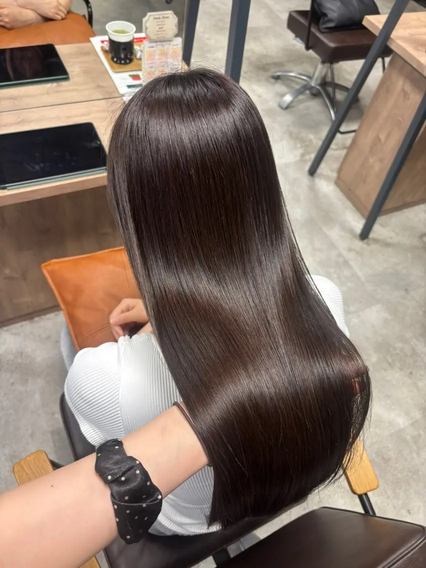 ロング カット ヘアカラー トリートメント きょうか🩶 /艶髪/髪質改善のヘアスタイル