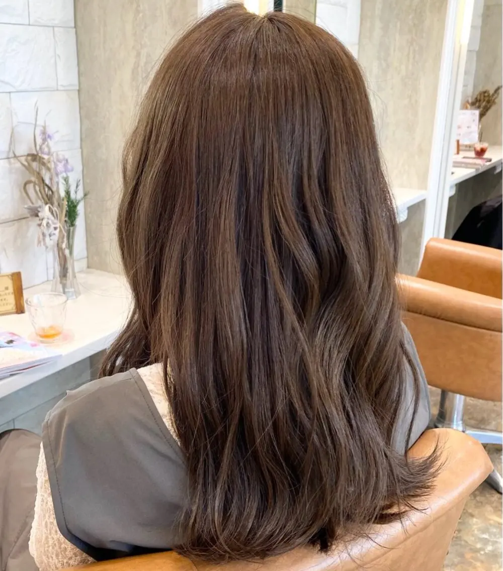 セミロング カラー ママ美容師 Tsuchiyaのヘアスタイル