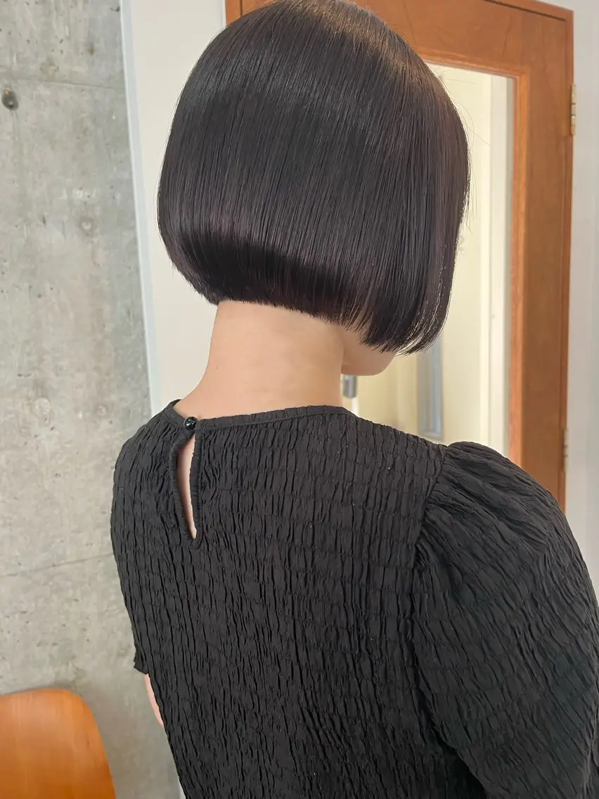 ショート ボブ×縮毛矯正 ryotaのヘアスタイル