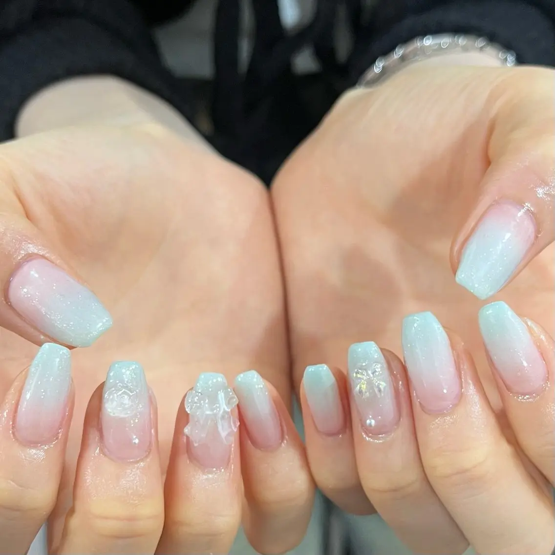 ネイル 韓国ネイル ワンホンネイル Kawaii _Nailのネイルデザイン