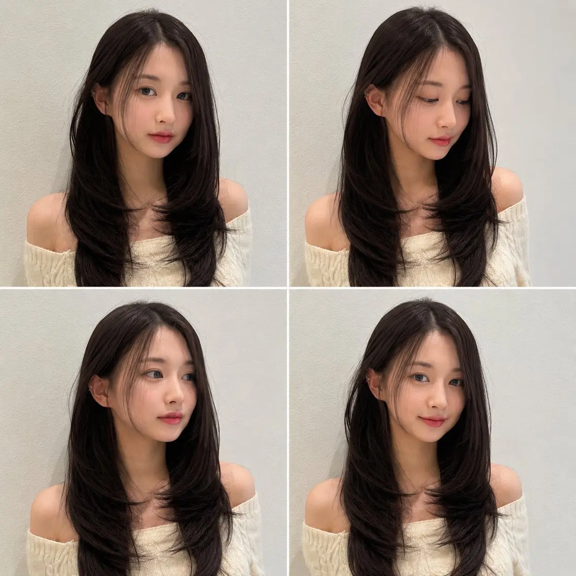 ロング 神戸/karina /レイヤー/顔まわりのヘアスタイル