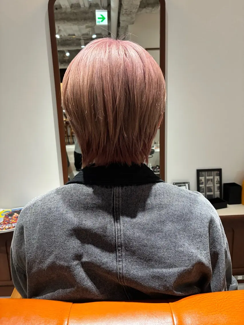 ショート カラー ヘアアレンジ カット ヘアカラー トリートメント 💟似合わせカットカ ラーMizuki🐕のヘアスタイル