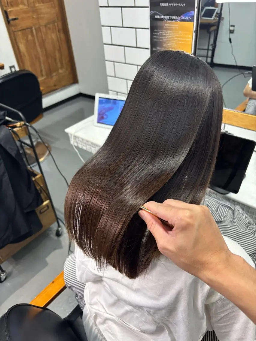 💎圧倒的艶髪💎【最高峰艶髪】✨メテオ酸熱トリートメント✨×メンテナンスカット ミニモ限定の写真