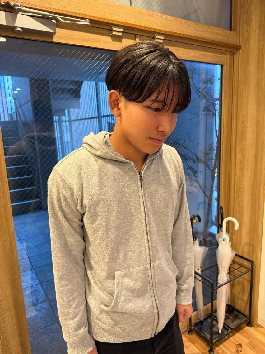 メンズ メンズパーマ mau tomokaのヘアスタイル