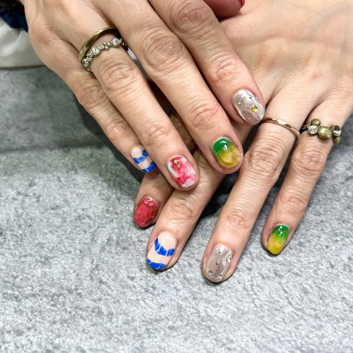 ショート ｵｵﾀｹ ﾚｲﾅのネイルデザイン