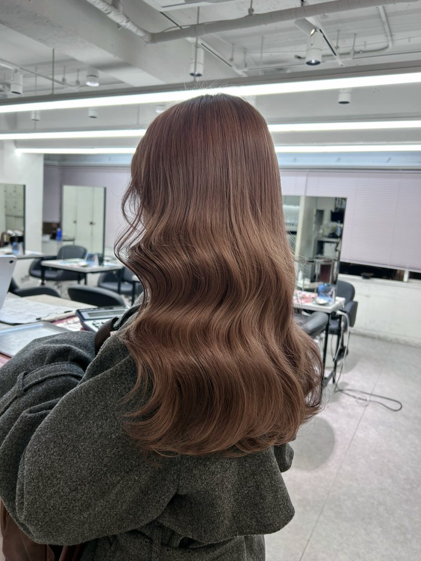 ロング カラー ベージュカラー ブリーチ ブラウンカラー 透明感カラー ダブルカラー カット ヘアカラー トリートメント 💍モテる艶髪 透明感カラー💖のヘアスタイル
