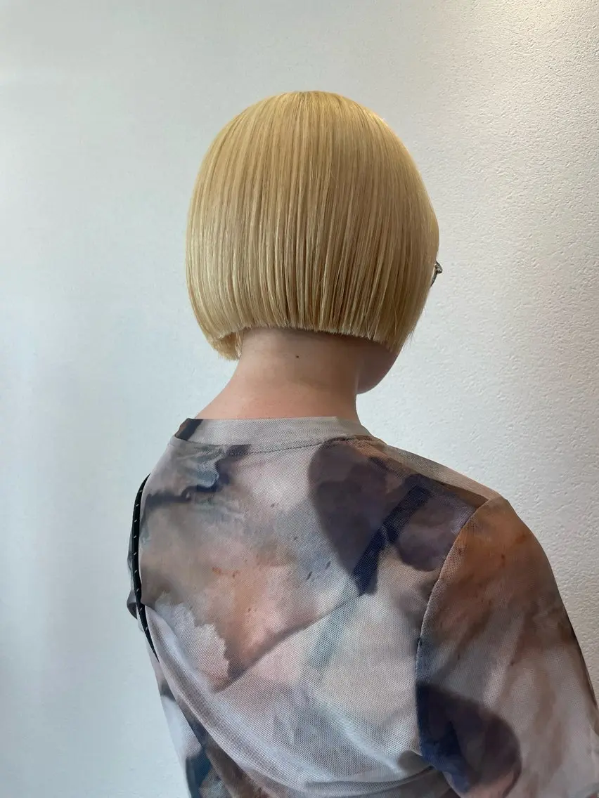 ショート ボブ カット ヘアカラー トリートメント ボブ/髪質改善/ soiナカジママドリのヘアスタイル