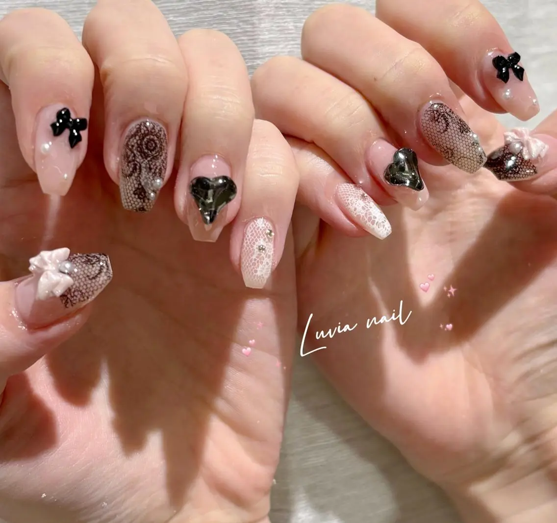 ネイル ハンドネイル 🎀Luvia nail 池袋✨のネイルデザイン