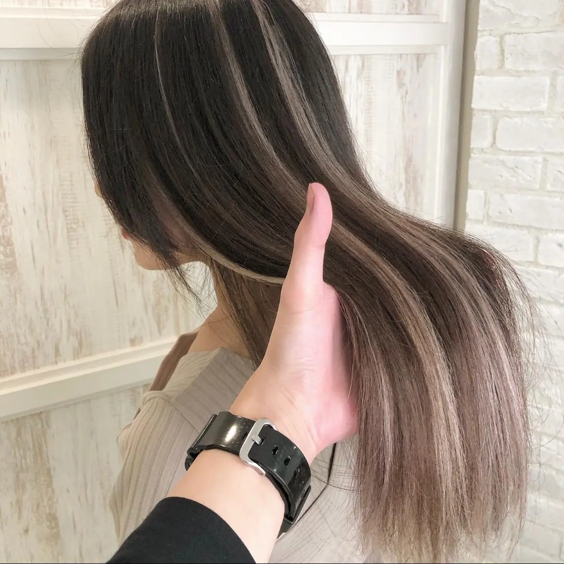 セミロング エクステ ⭐️モテ髪担当 佐賀翔太⭐️のヘアスタイル