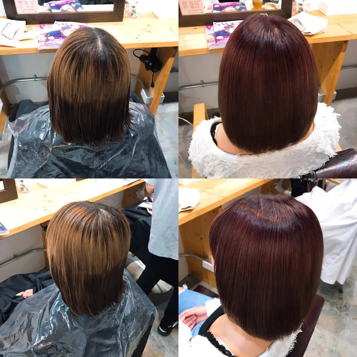 ショート カラー イルミナカラー レッドカラー バイオレットカラー トリートメント 🌈限定価格🌈 鈴木 瑛輔のヘアスタイル