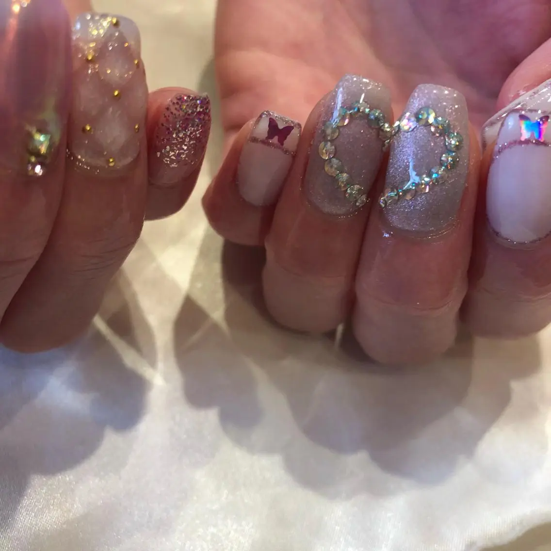 ネイル パラあり！フィルイン 美フォルムのネイルデザイン