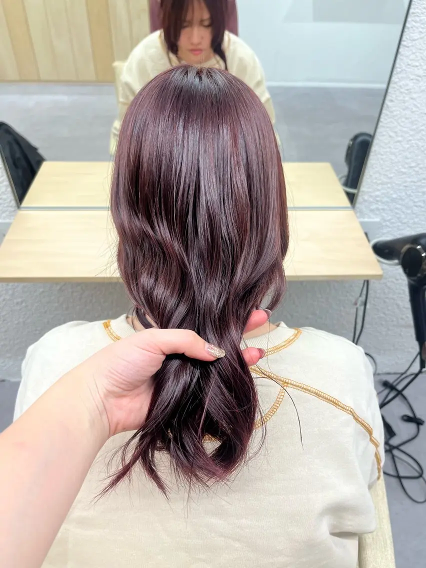 カラー ひな‪‪︎/暖色 柔color🌷のヘアスタイル