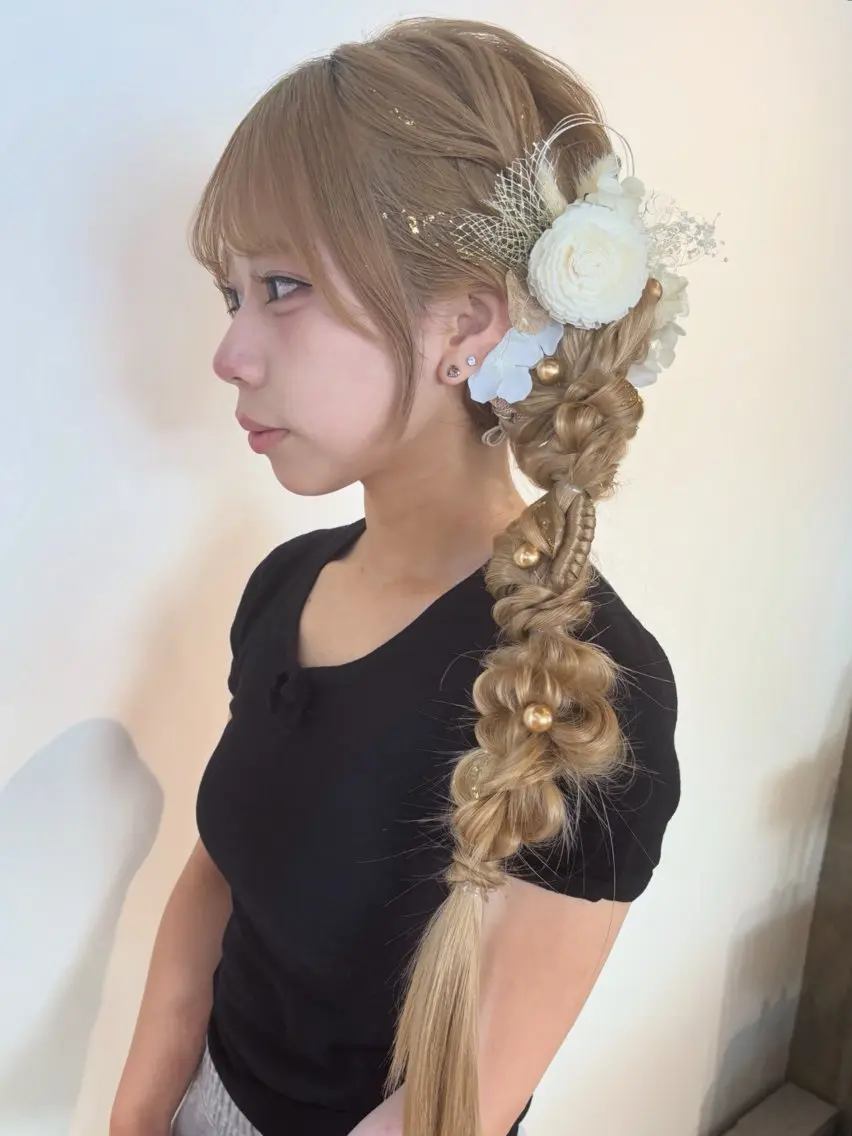ヘアアレンジ 成人式 update Erinaのヘアスタイル