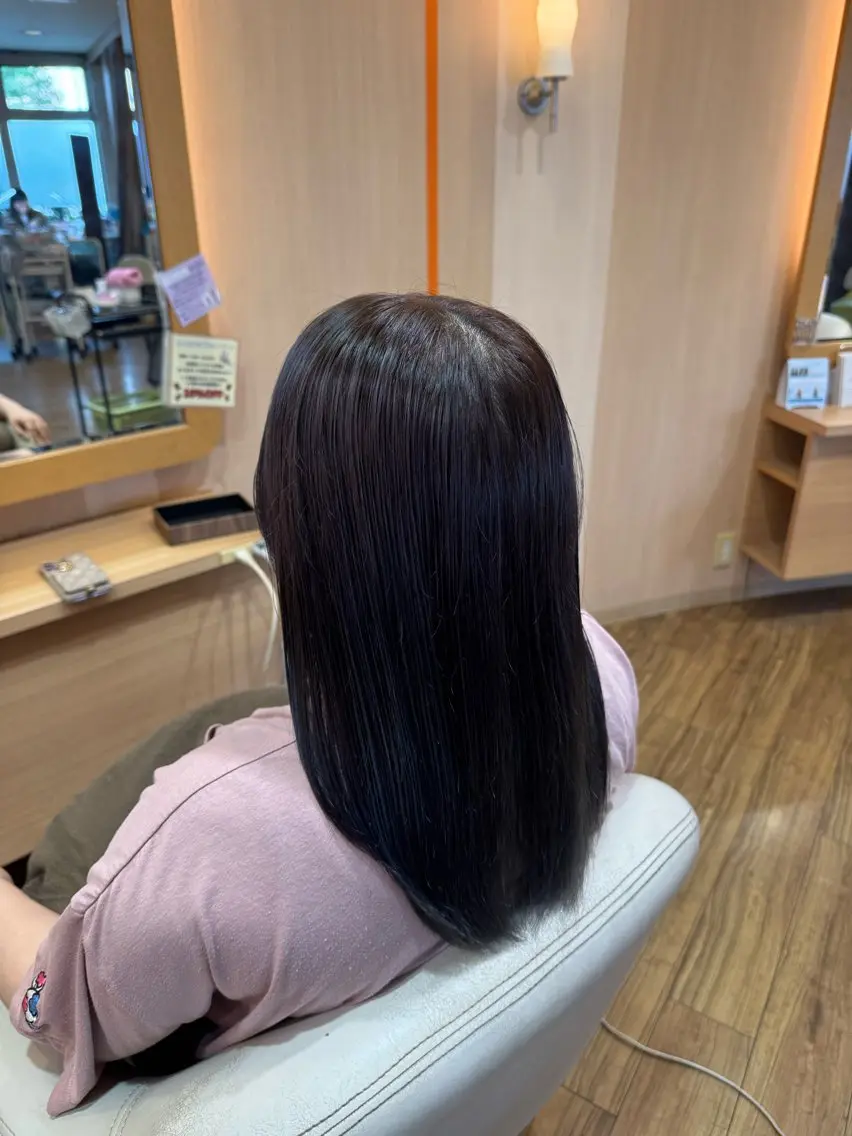 セミロング カラー ヘアアレンジ トリートメント select 大森 慶斗のヘアスタイル