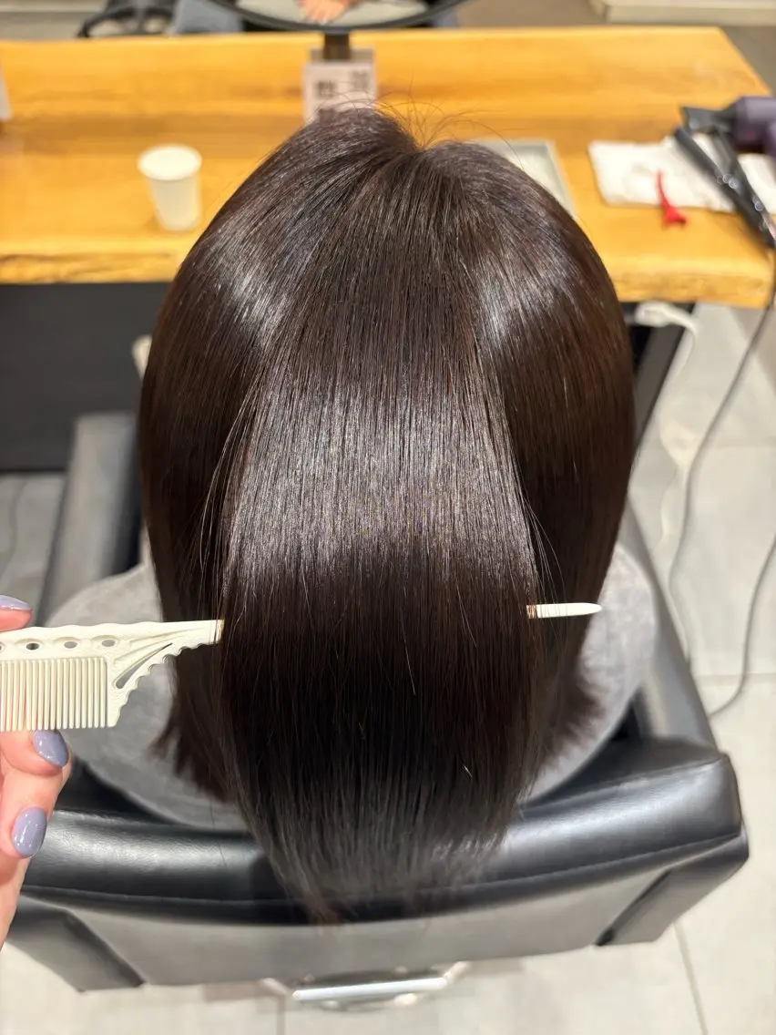ミディアム トリートメント 野口 結奈のヘアスタイル