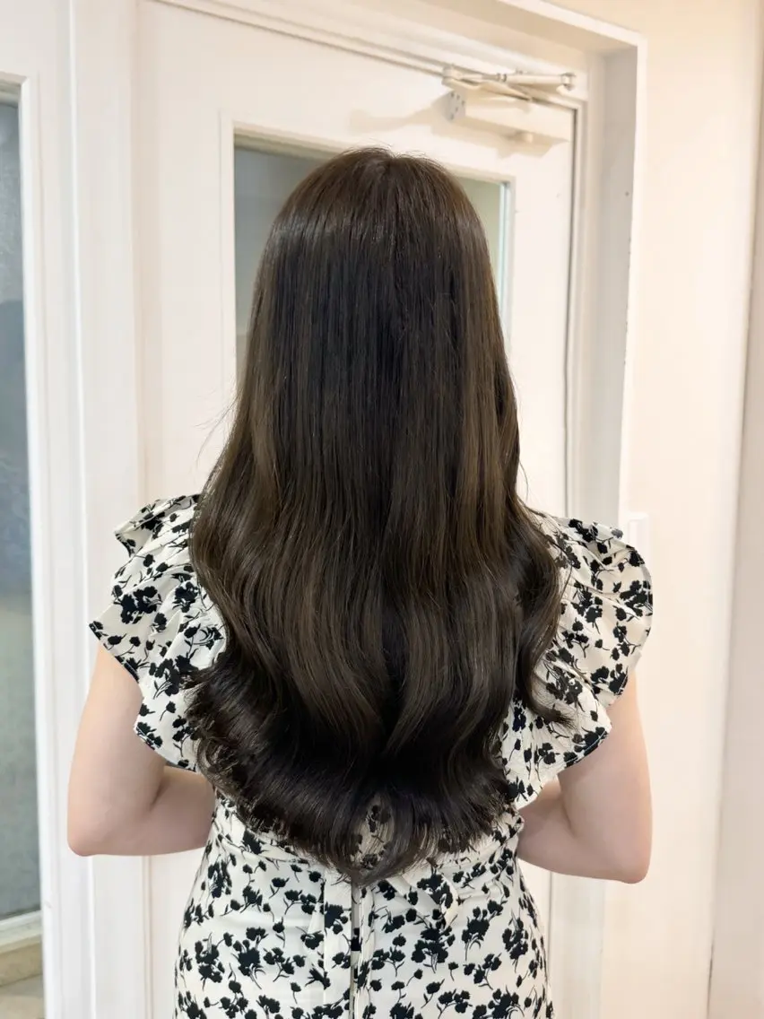 ロング 韓国ヘア🩶レイヤー 🦋ボブnanakoのヘアスタイル