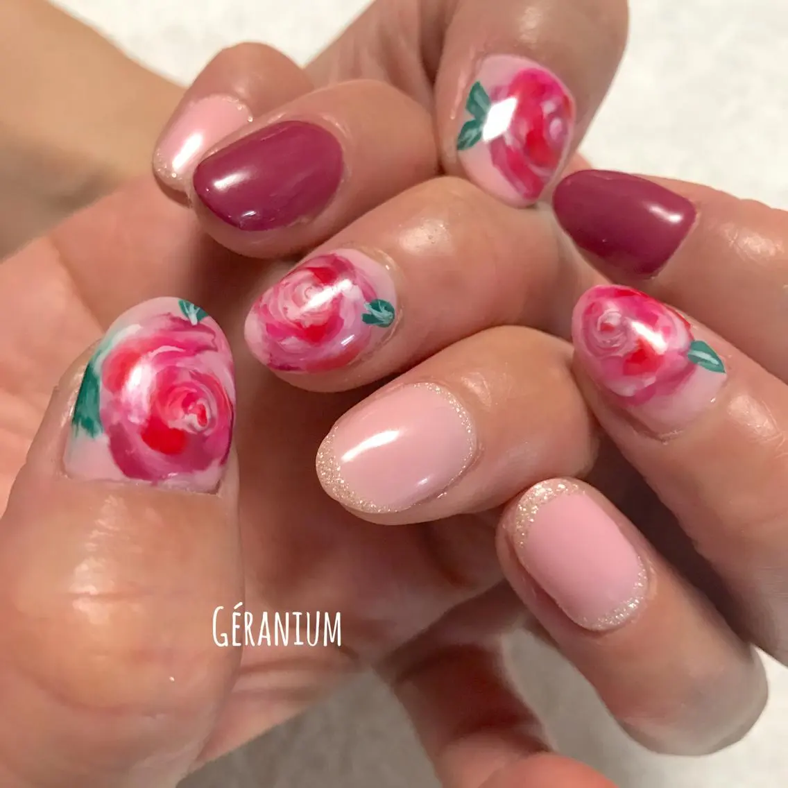 ネイル アートネイル ハンドネイル GéRanium Harukaのネイルデザイン