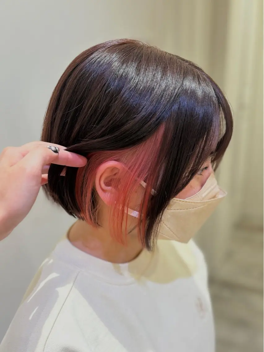 【💫】ブリーチ込みイヤリングカラーの写真