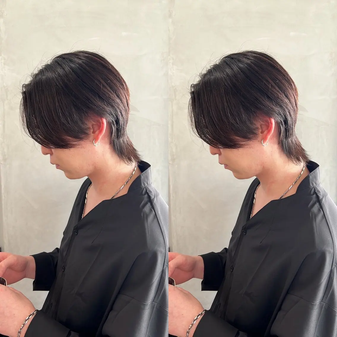 パーマ メンズ センターパート /植田のヘアスタイル