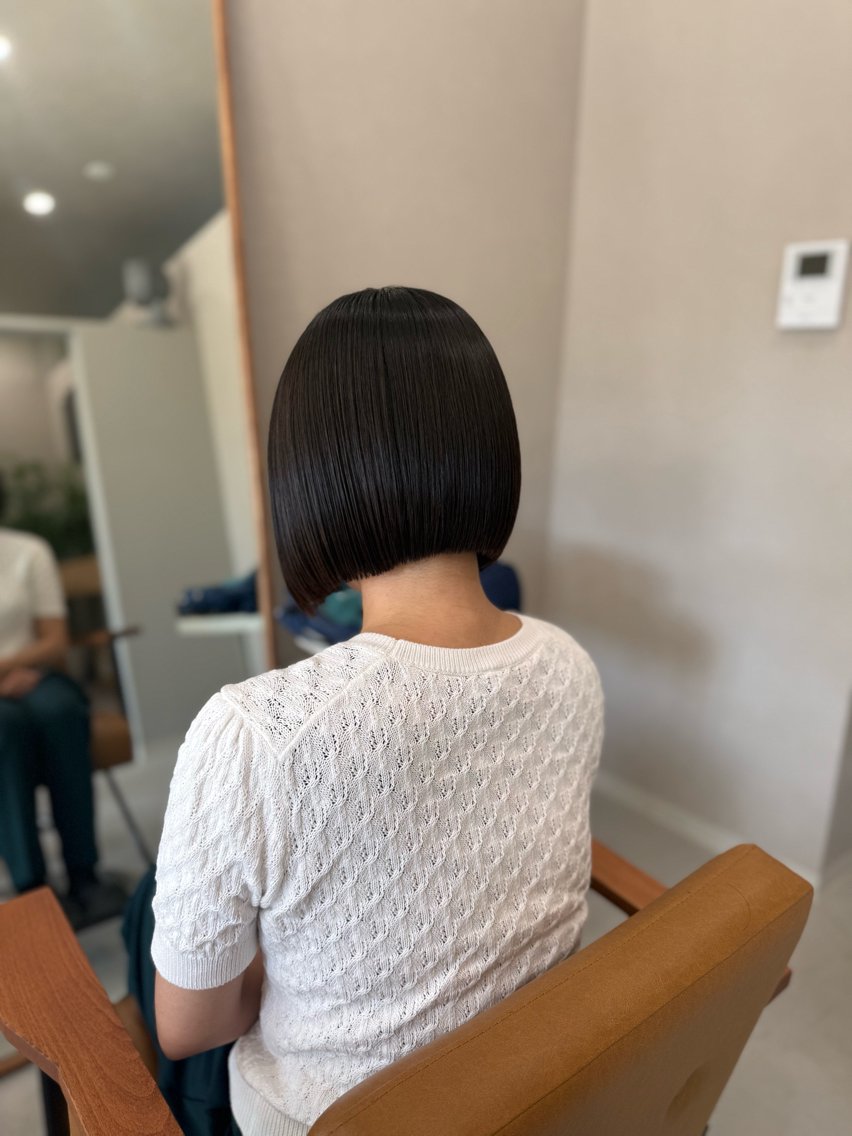 ショート パーマ カット 縮毛矯正 トリートメント 中村 研介のヘアスタイル