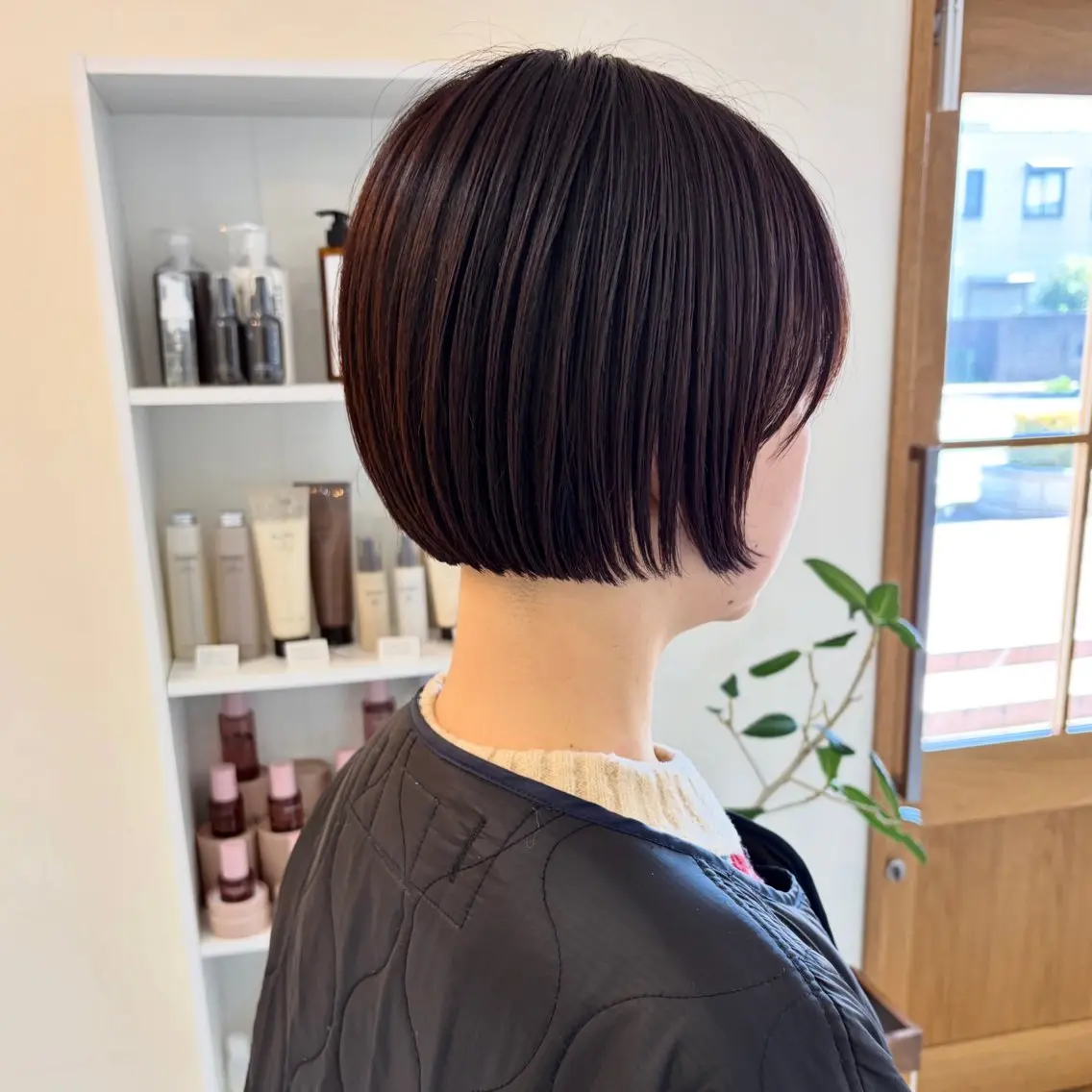 ショート カラー ボブ 似合わせカット カット ヘアカラー トリートメント YUUKI/ミニボブ ボブ/髪質改善のヘアスタイル