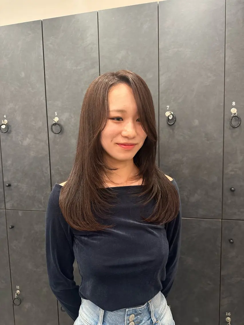 セミロング カラー 銀座/ヘアセット/ 島村美帆のヘアスタイル