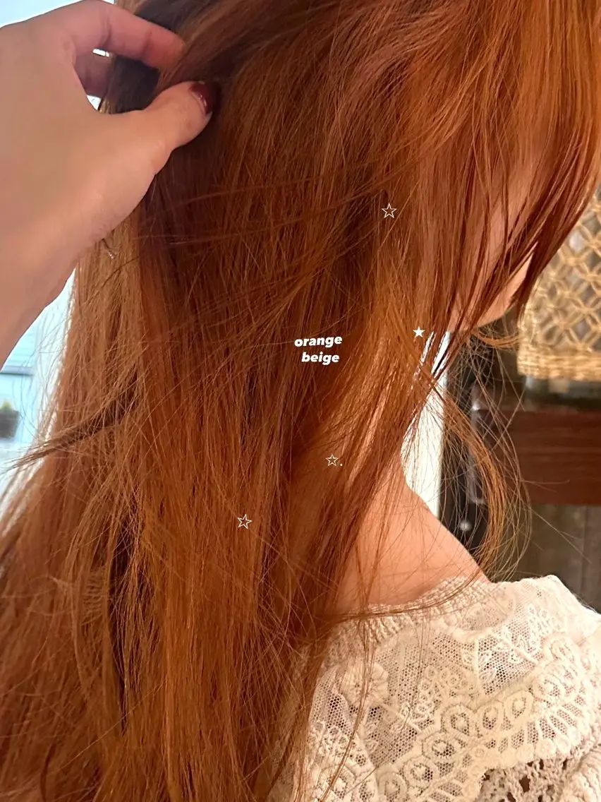 ロング カラー ブリーチ ダブルカラー ブリーチなしカラー 暖色カラー/レイヤー 🌙 オノユリカのヘアスタイル