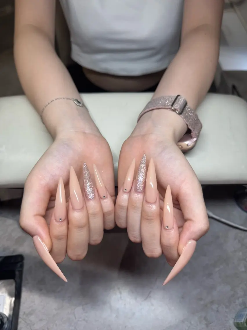 ネイル ロングネイル ハンドネイル IROHA NAIL 北村菜帆のネイルデザイン
