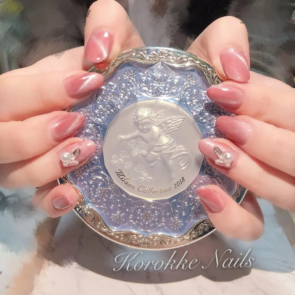 ネイル アートネイル ピンク シンプルネイル 星野 ゆきのネイルデザイン