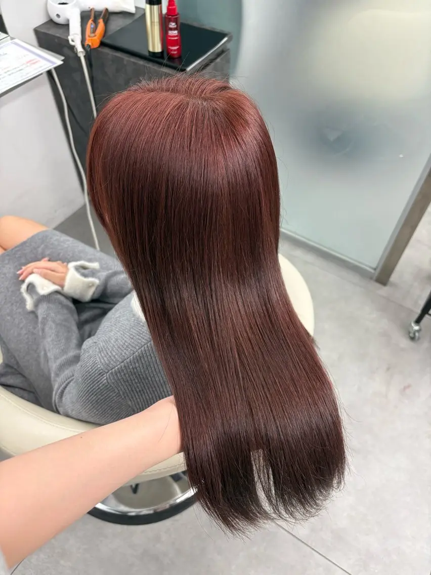 ロング カラー カット ヘアカラー トリートメント 透明感カラー×顔周り mizuki🫧のヘアスタイル