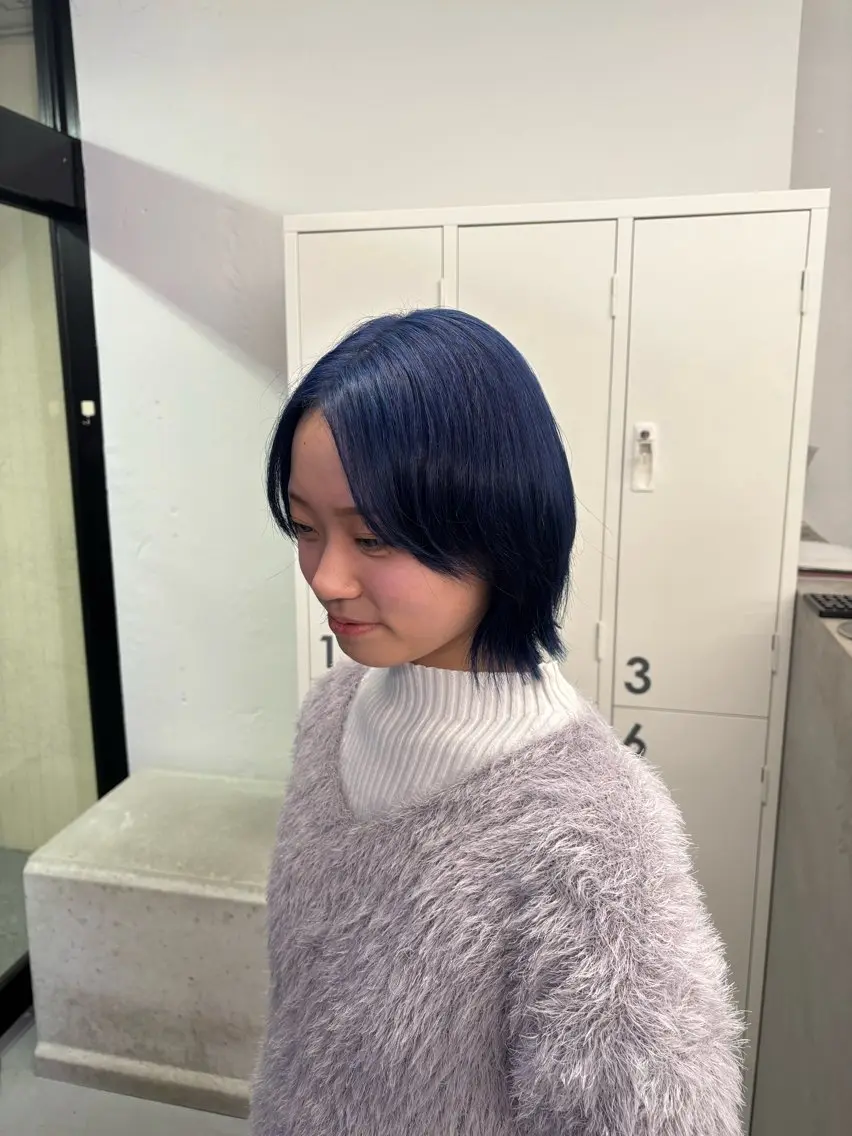 ショート カラー ボブレイヤー ボブ レイヤーカット カネコ ノノカ／髪質改善のヘアスタイル