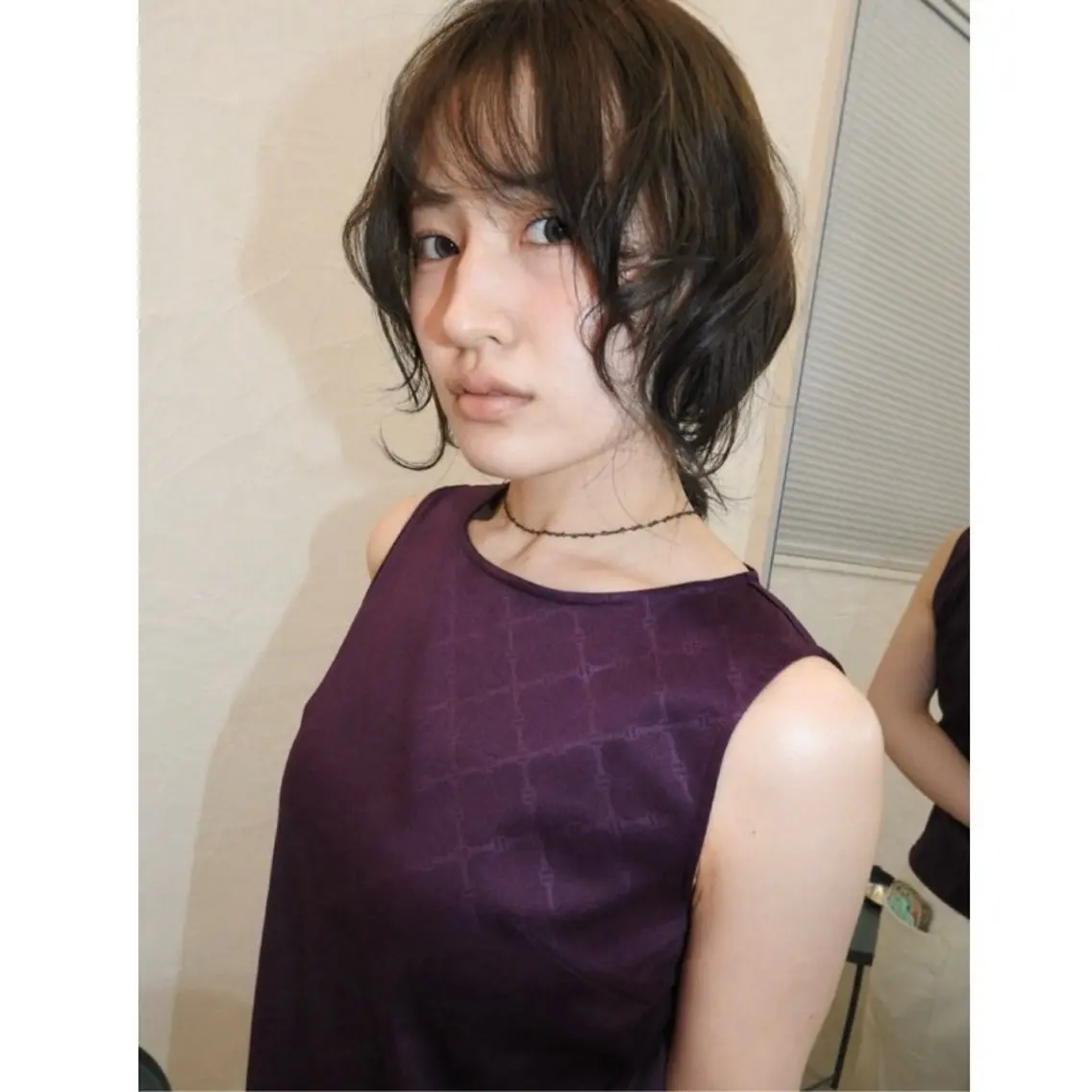 ミディアム カラー ヘアカラー illatos サヤナのヘアスタイル