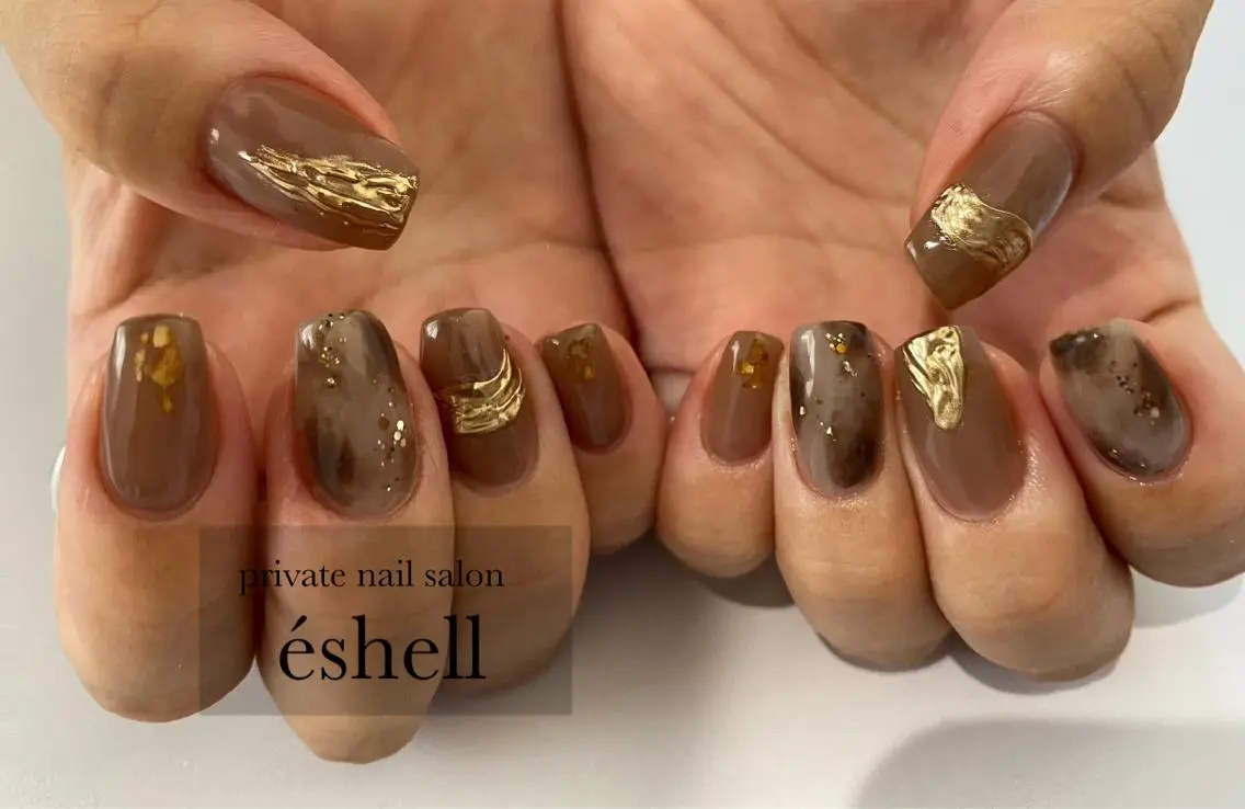 ネイル ハンドネイル nail salon éshellのネイルデザイン