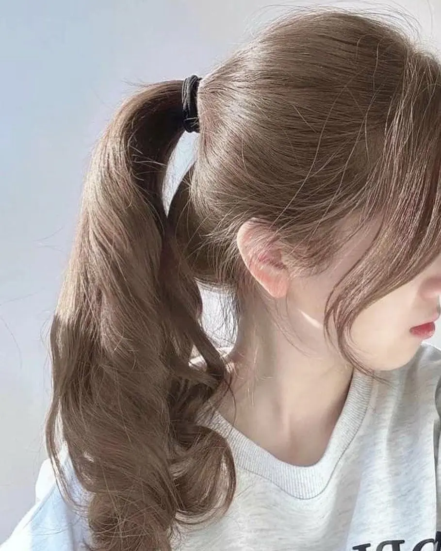 ロング カラー ヘアカラー トリートメント 💕мei 透明感カラー💕のヘアスタイル