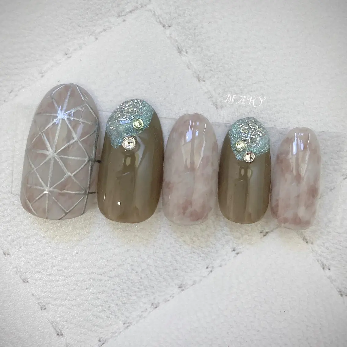 ネイル ハンドネイル Mary nail .narumiのネイルデザイン