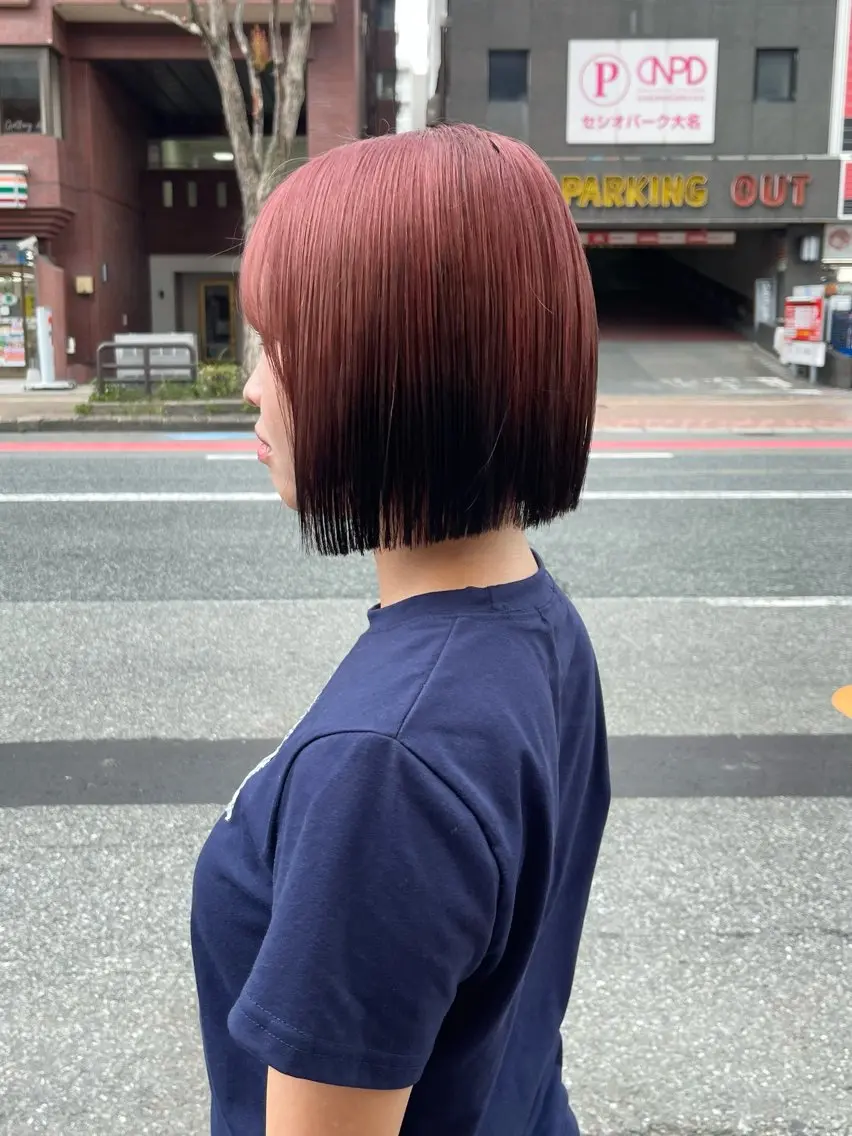 ショート ヘアカラー トリートメント 園田 渉 ◤SHIKIO◢のヘアスタイル