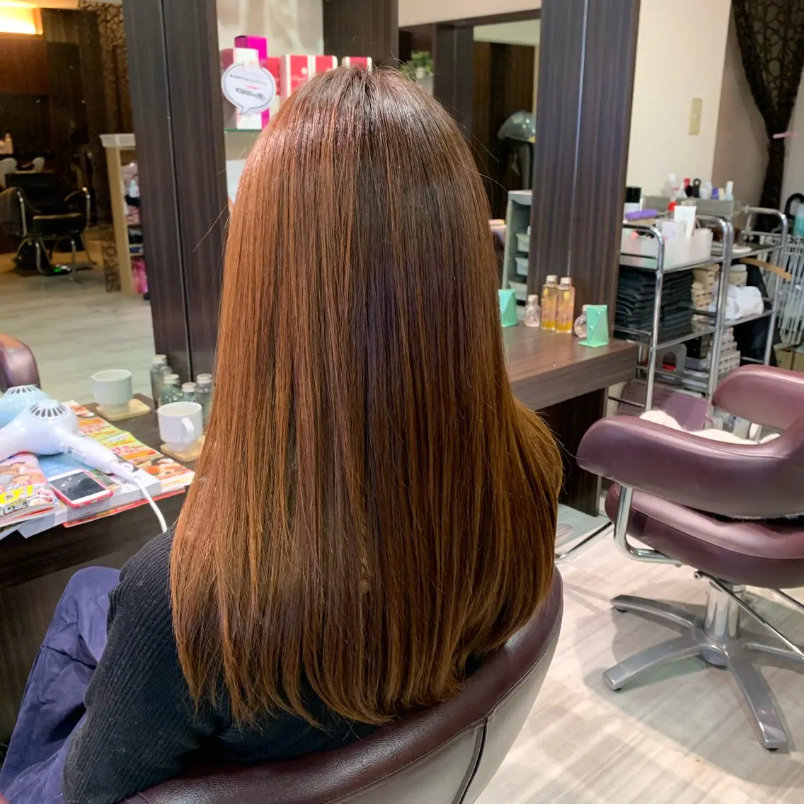 ロング カラー トリートメント ヘアカラー 中山 将行のヘアスタイル