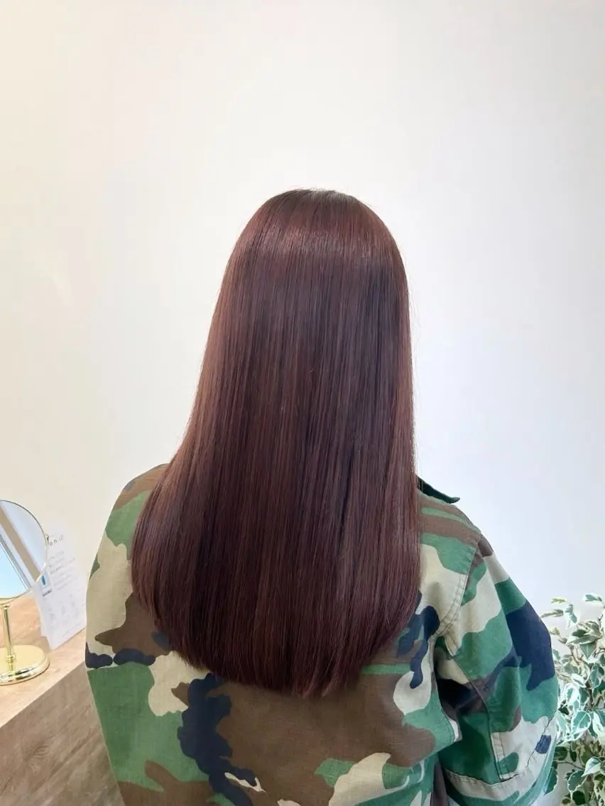 カラー ヘアカラー トリートメント ヘッドスパ 田村 優希のヘアスタイル