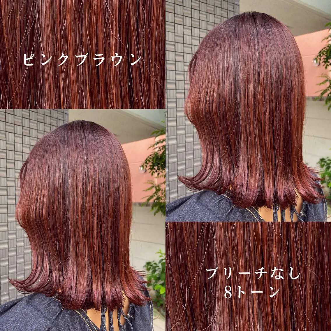 ミディアム カラー ブラウンカラー ピンクカラー ピンクブラウン カット ヘアカラー トリートメント グレージュ/レイヤー /韓国ヘア/RISAのヘアスタイル