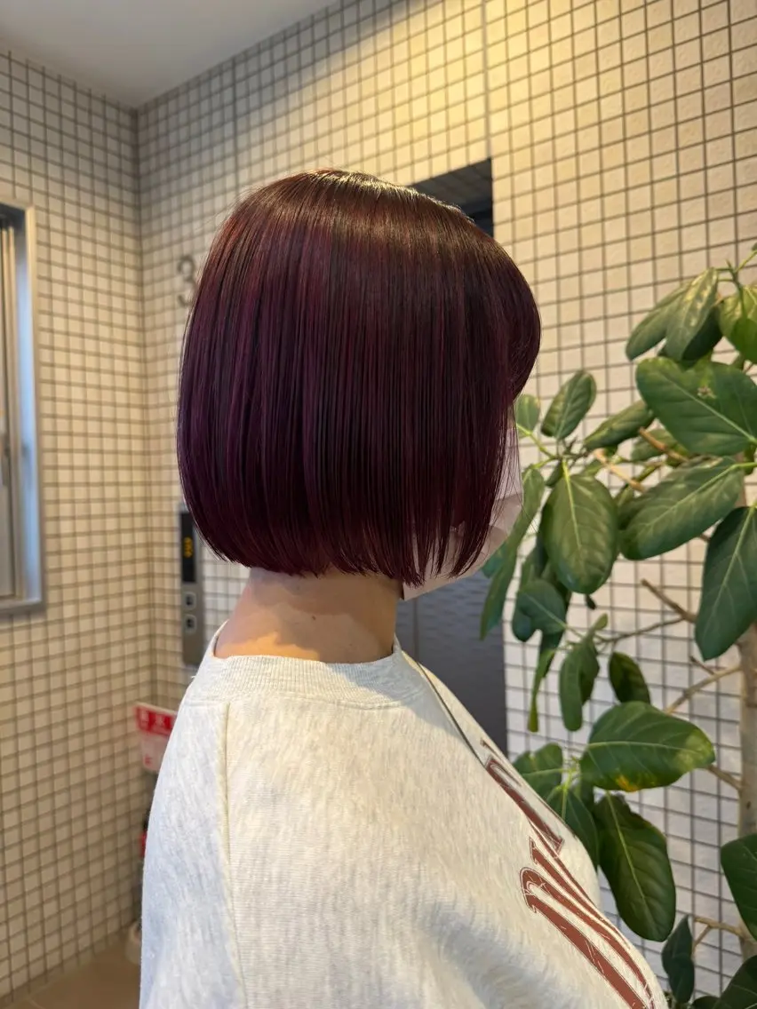 ミディアム ヘアカラー 透明感カラー🪡🤍 nanao🤍🪡のヘアスタイル