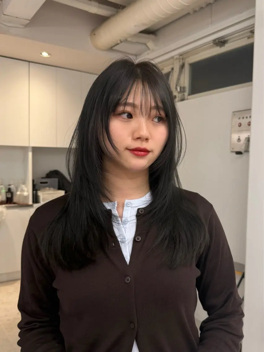 セミロング カラー ヘアアレンジ ヘアカラー トリートメント 🦠デザインカラー/ 魚瀬あおい🦠のヘアスタイル