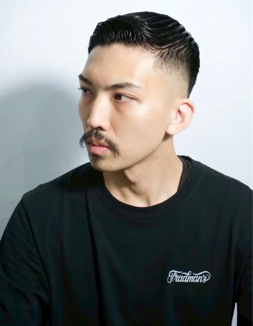 ショート メンズ カット ヘアセット HIRO GINZA 銀座一丁目店のヘアスタイル