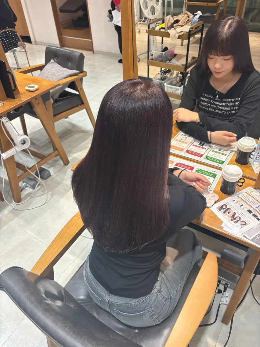 カラー 透明感カラー 🌟カラー特化型🌟 ヨッシー/亀戸のヘアスタイル