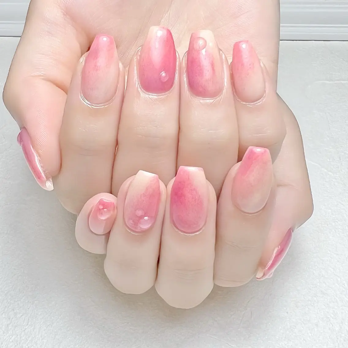 ネイル ニュアンスネイル rouse nail RISATOのネイルデザイン