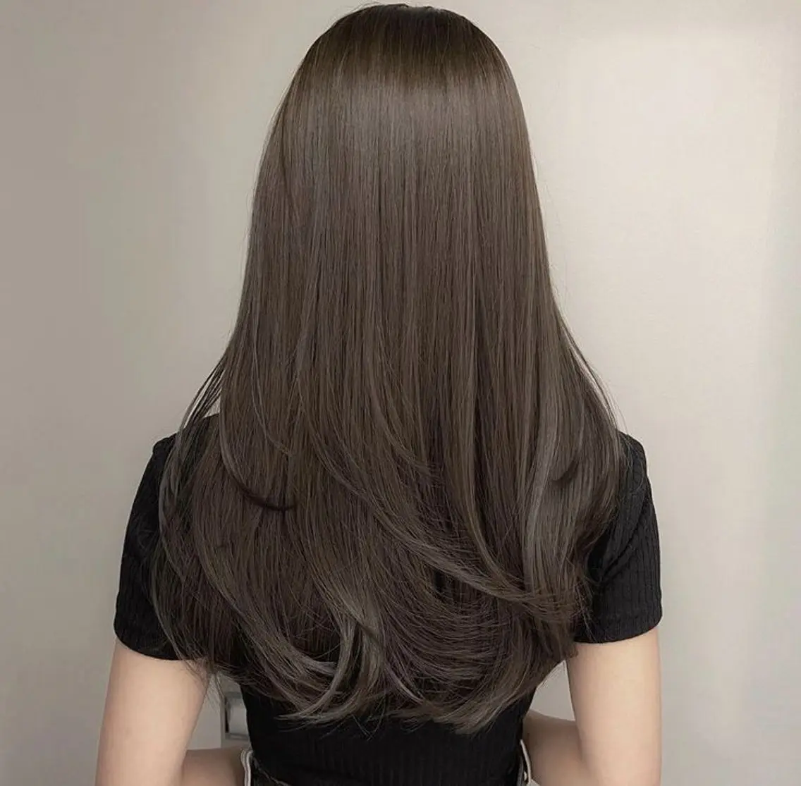 ロング カラー ヘアアレンジ レイヤー×透明感カラ ーHAYATOのヘアスタイル