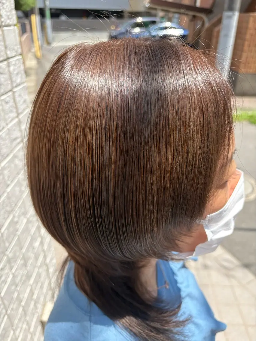 カラー カット ヘアカラー トリートメント 米本 匠のヘアスタイル