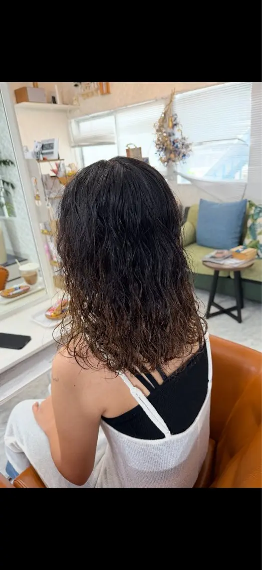 ミディアム パーマ MAEDA YUKIのヘアスタイル