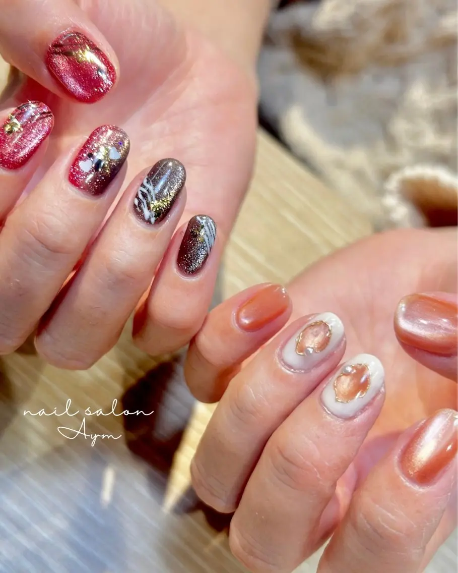 ネイル ハンドネイル nail salon Aymのネイルデザイン